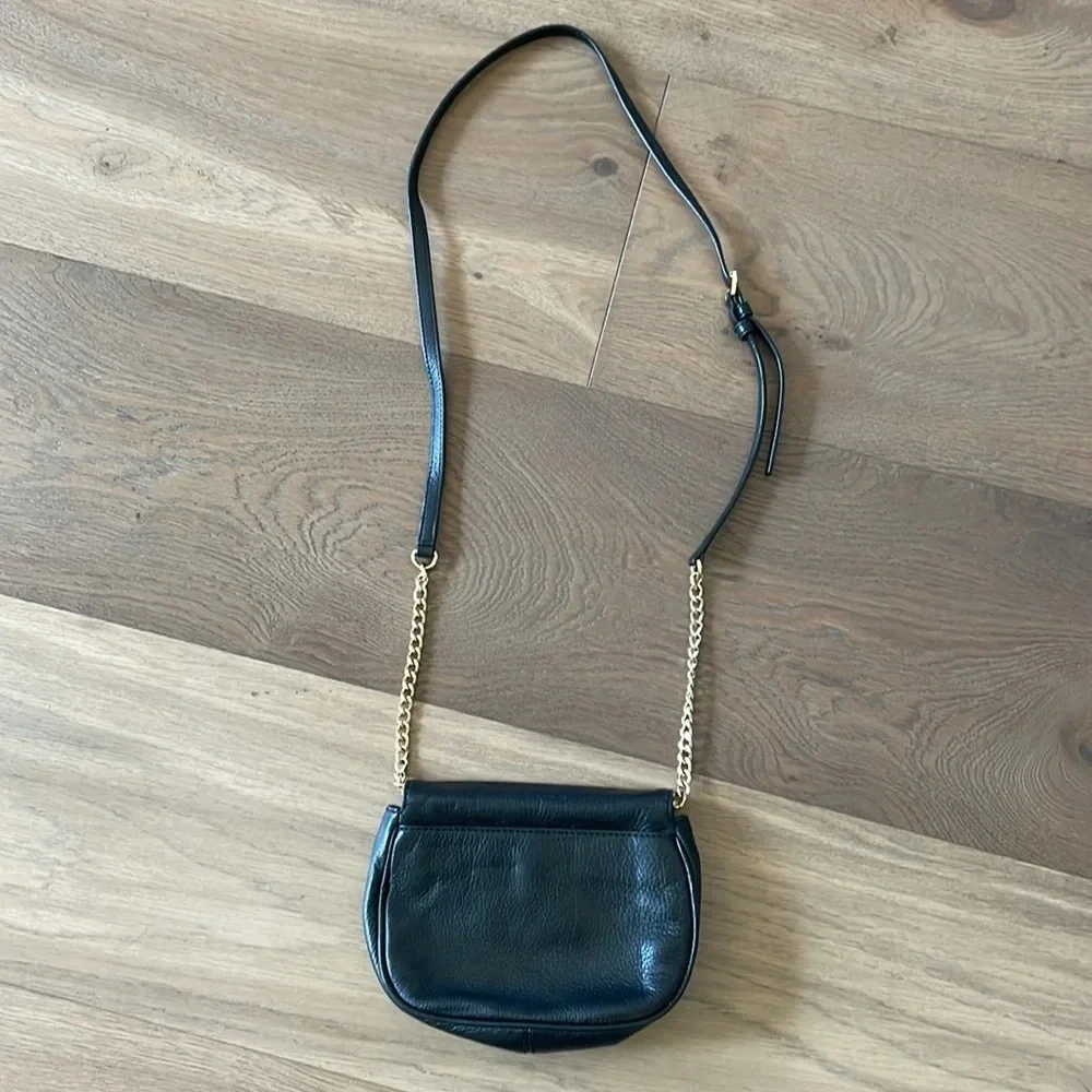 Michael Kors Small Black Leather Crossbody Bag
